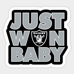 Just Won Baby! Sticker